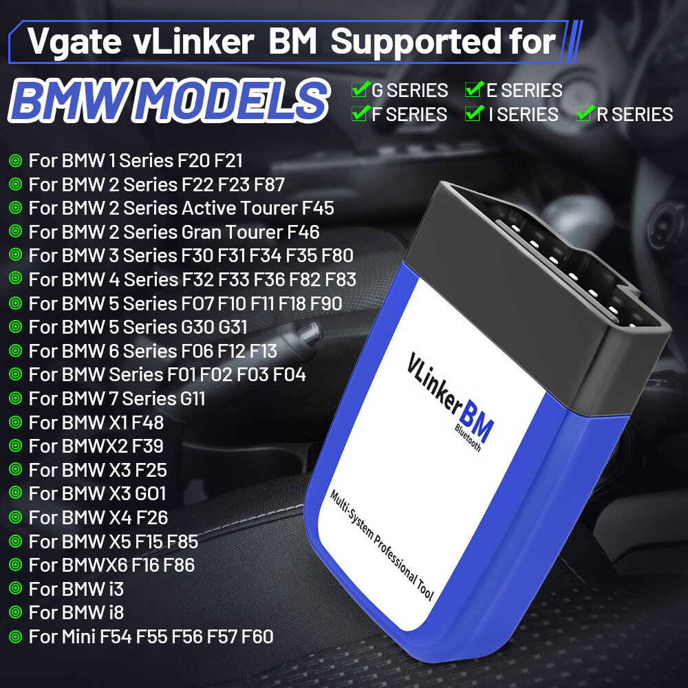 Repairing Tools OBD2 Scanner Bimmercode vLinker BM V2.2 Bluetooth 3.0 Car Tools