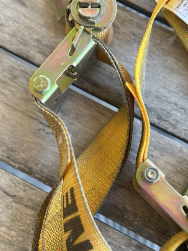 2 - Kinedyne E-Track Ratchet Strap 12'LX2" /1000lbs work load