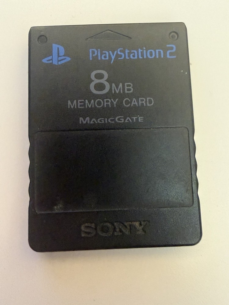 Sony PS2 Memory Card 8MB MagicGate Official PlayStation 2 Tested&Working