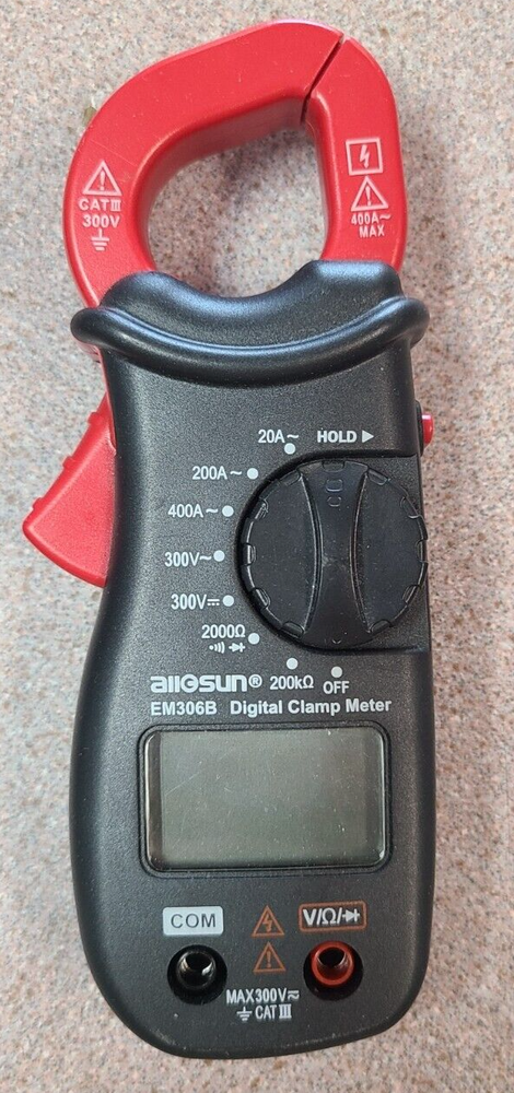 Handheld Multimeter Digital Clamp DC AC Volt AC Current OHM Diode Tester Meter