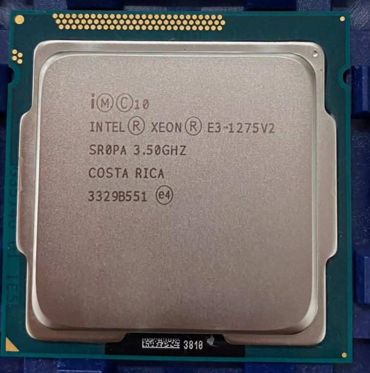 Intel Xeon E3-1275 V2 3.5GHZ quad-core 8M-77W LGA1155 CPU processor E3-1275V2
