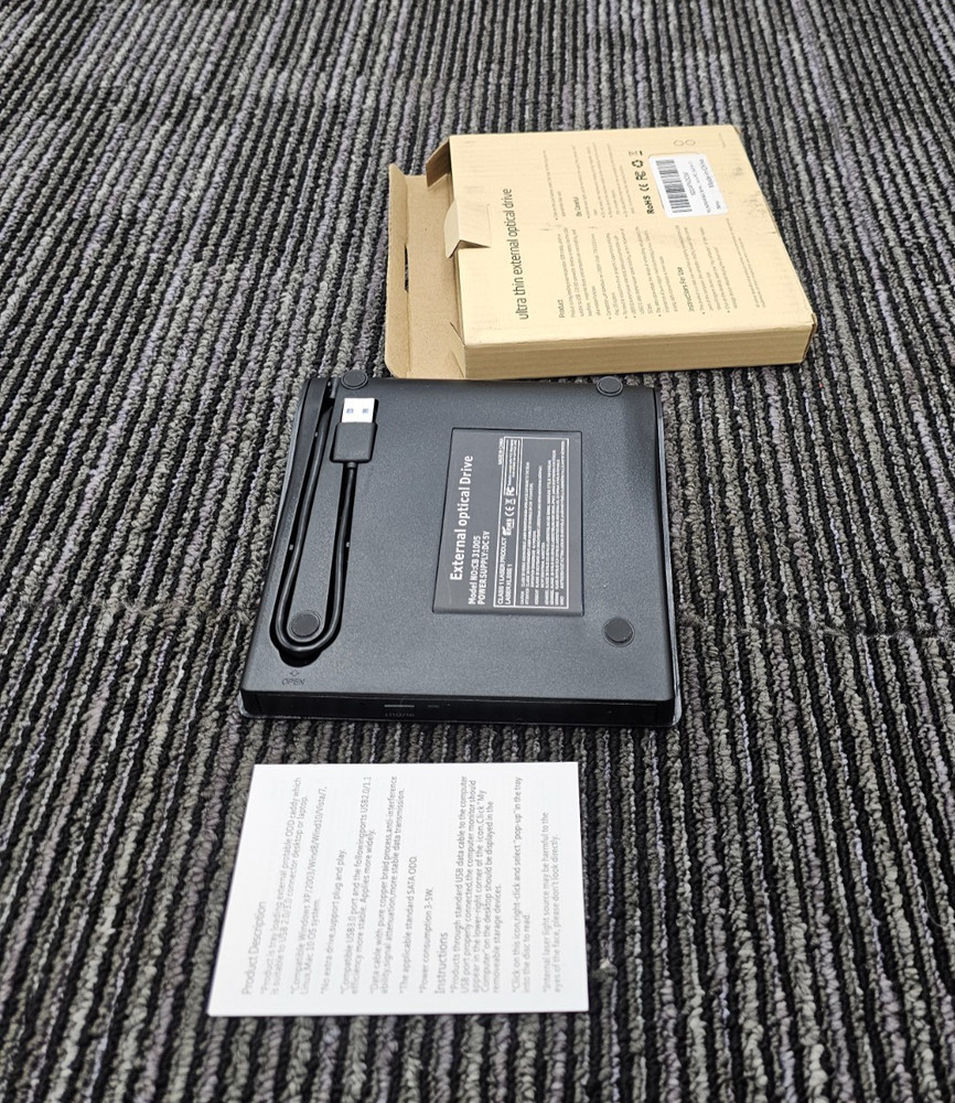 CB31005 External Optical Drive Model Power Supply DC 5V Ultra Thin External