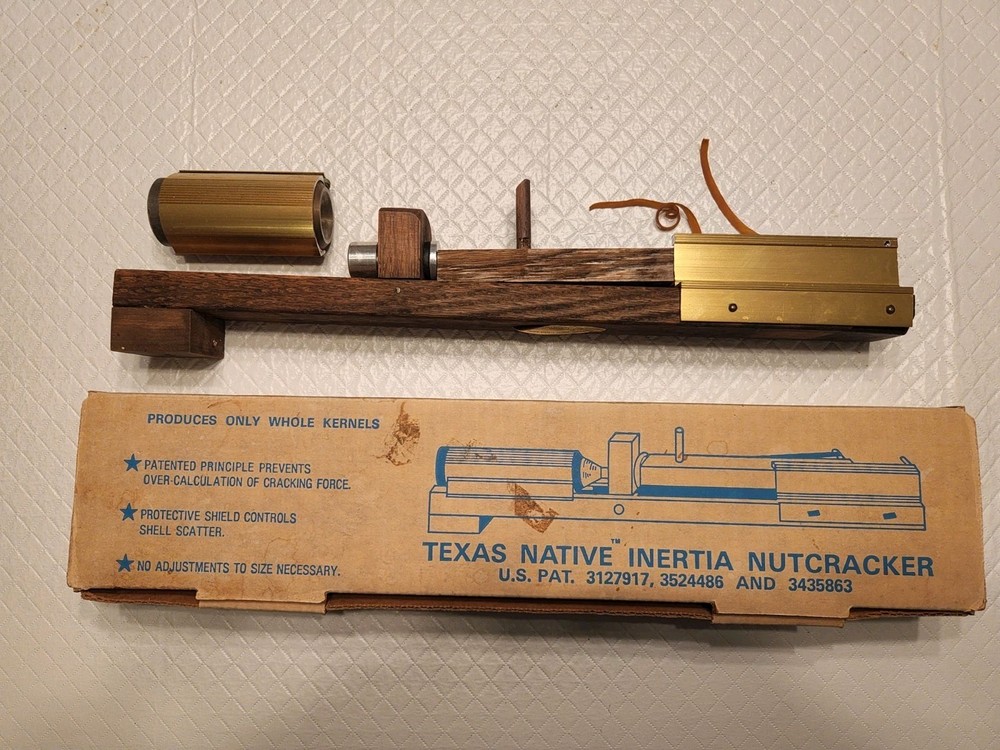 Vintage Texas Native Inertia Nutcracker Model 7141