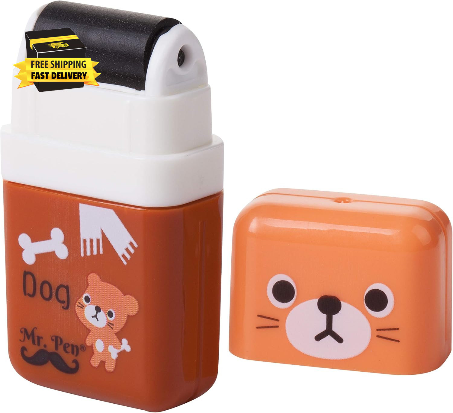 - Eraser with Cover and Roller, 6 Pack, Animal Theme, Cute Erasers for Kids ⭐️⭐️