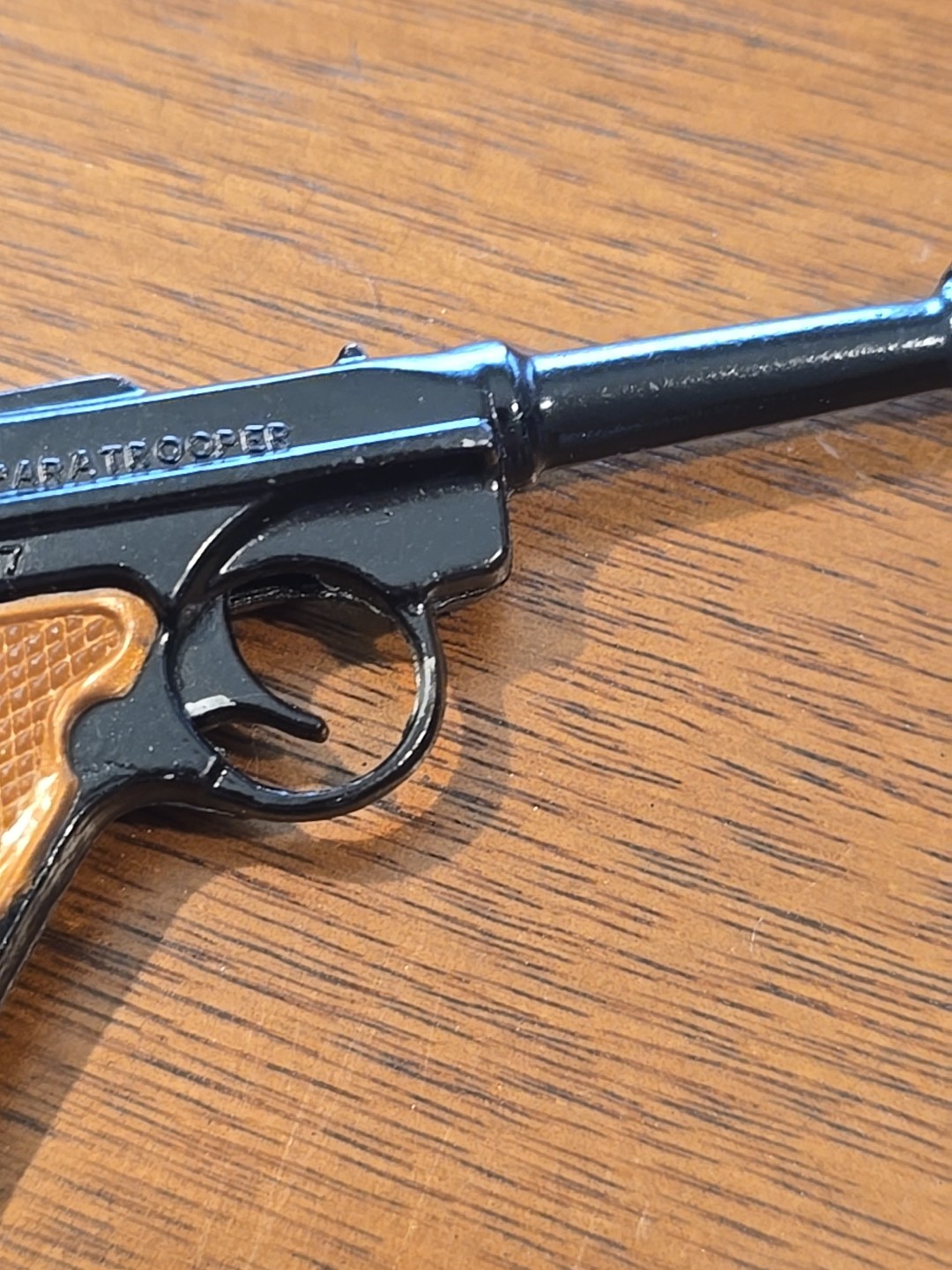 Paratrooper Model 1117 Miniature German Luger Toy Cap Pistol Made in Hong Kong