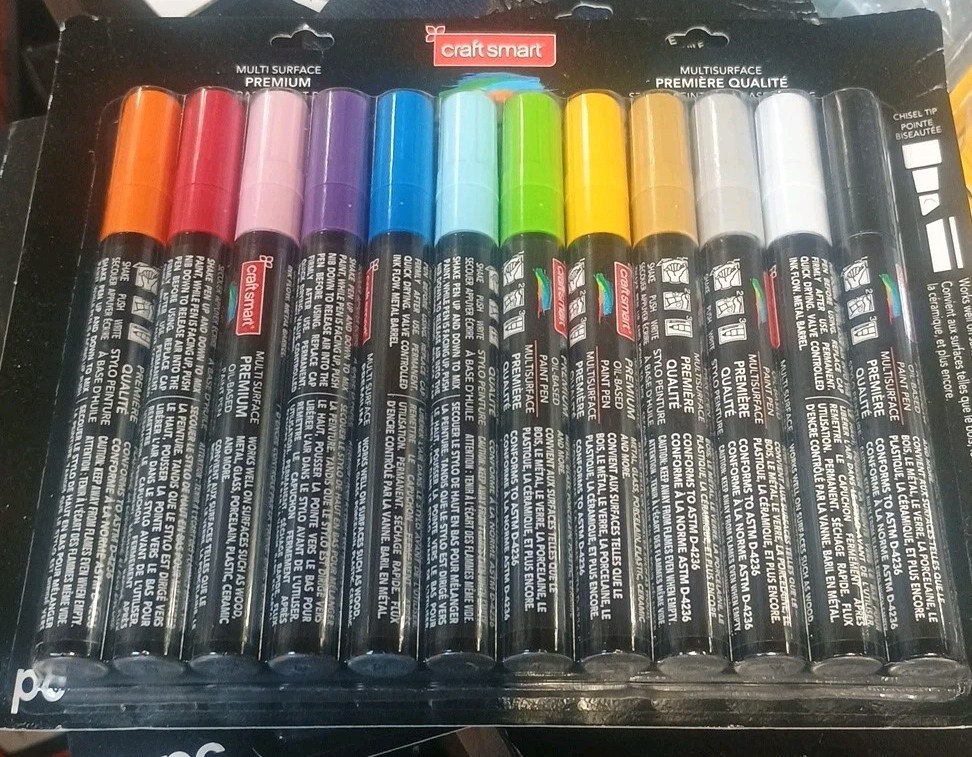 Craftsmart 12 PC Oil Based Paint Pens