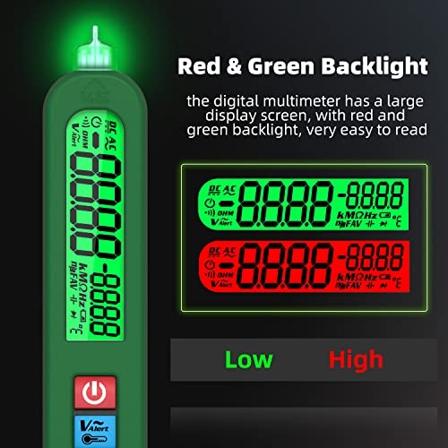 Smart Digital Multimeter Tester Rechargeable Pen-Type Voltmeter Diode