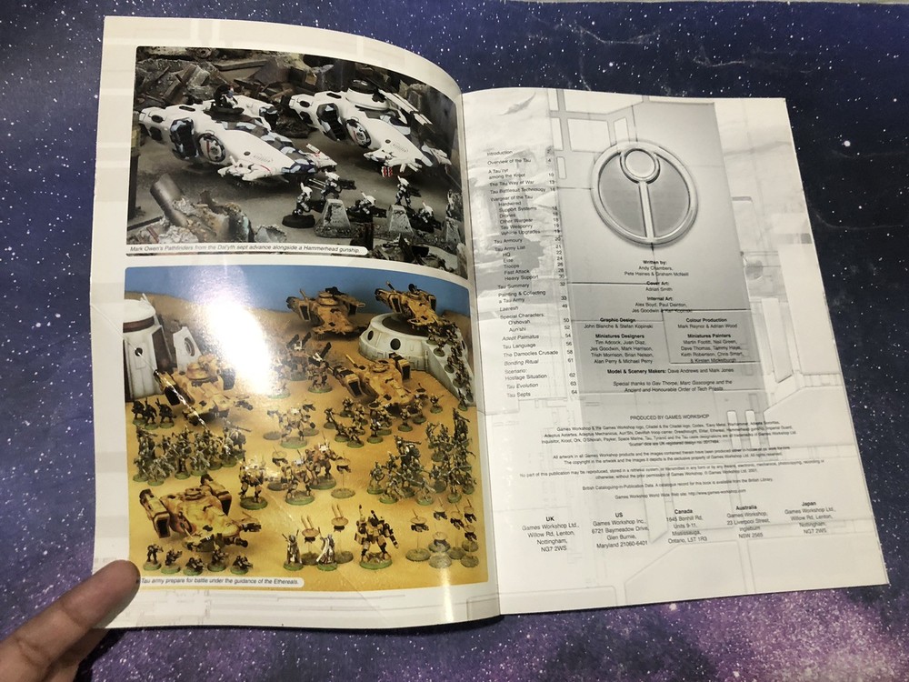 Tau Empire Codex Warhammer 40K Games Workshop 2001