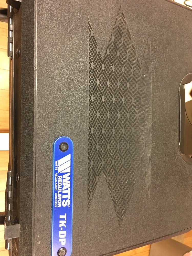 Watts TK-DP Computerized Digital Print-Out Test Kit for Backflow Prevention 