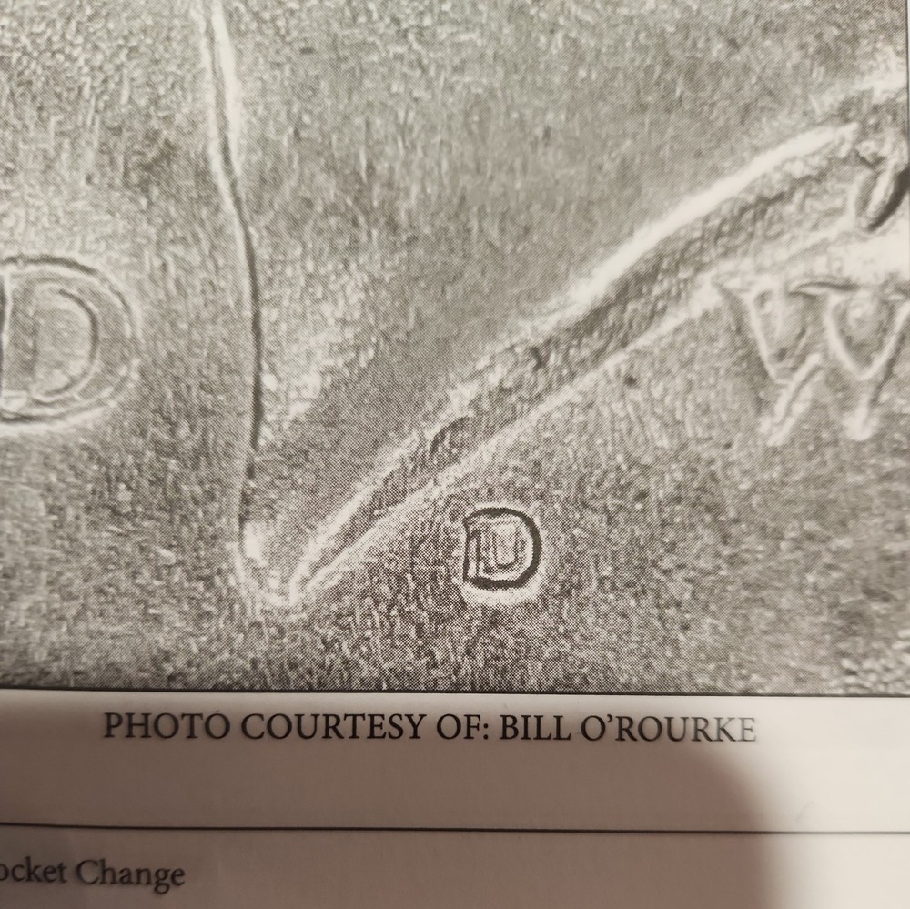 1971 Kennedy Half Dollar. Repunched Mint Mark