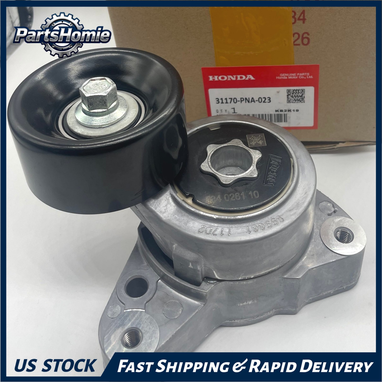 OEM Belt Tensioner 31170-PNA-023 for 2002-2012 Honda Acura Accord Civic CR-V RDX