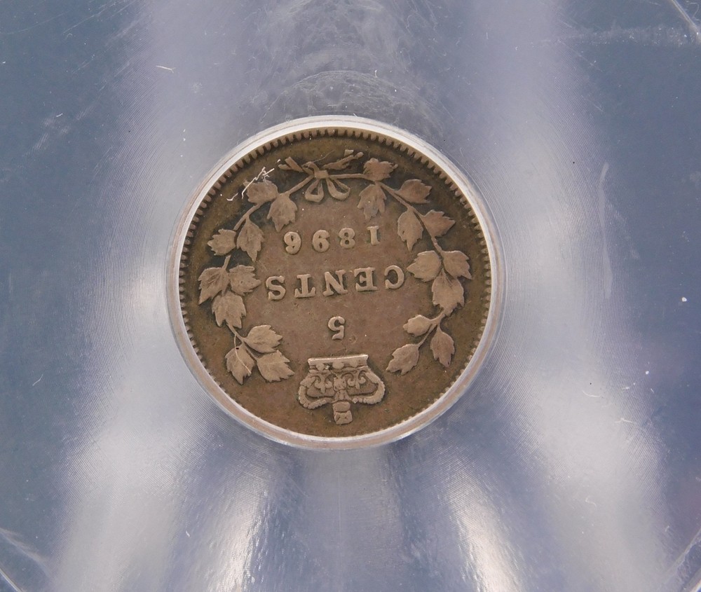 1894 CANADA FIVE CENT ICG VF25 (BT1256)