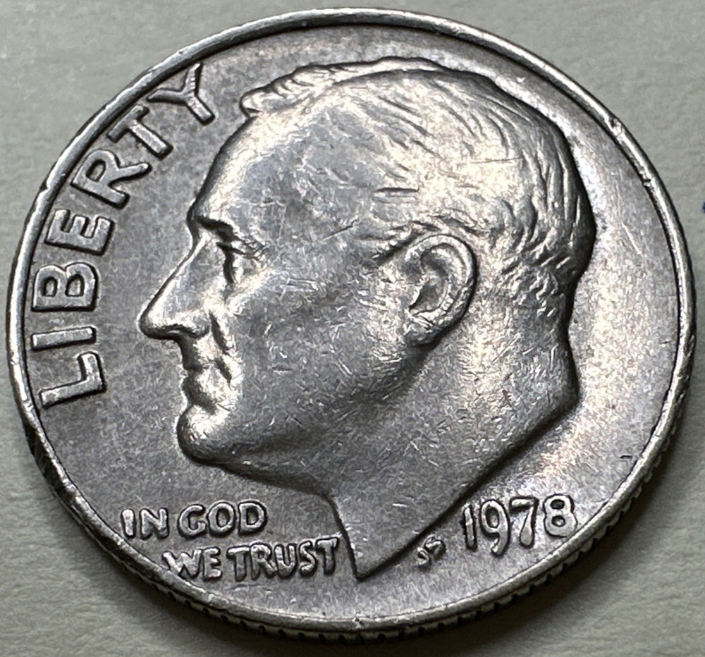 1978-P DIME ROOSEVELT 10C 2087X