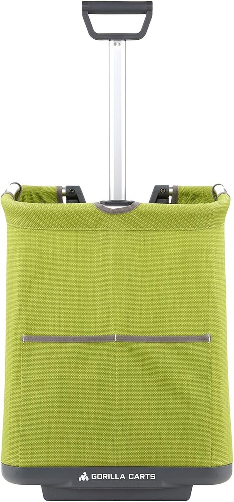 Gorilla Carts GCSS-11G-COM Foldable Soft-Sided Garden Cart, Green