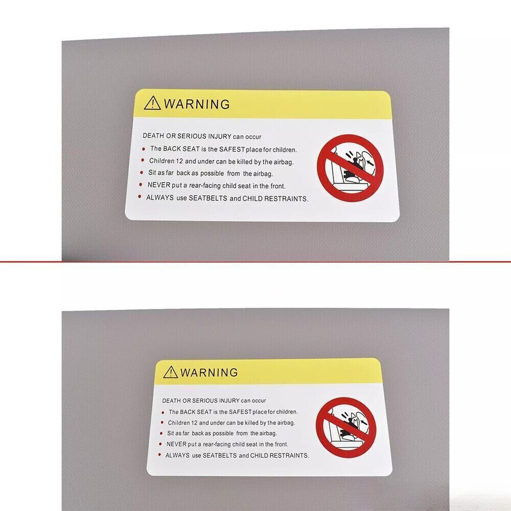 For Chevrolet Vehicles Gray Plastic Driver Passenger Side SUn VIsor Set