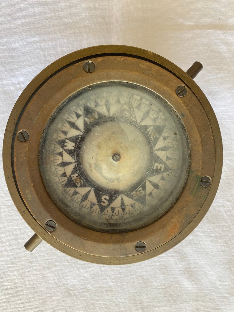 Antique E. Esdaile & Sons Sidney  Gimbal Compass