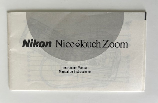 Nikon Nice Touch Zoom Camera Instruction Manual
