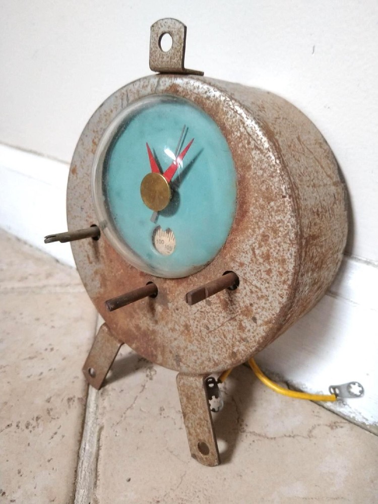Vintage Atomic Space Age Oven Stove E4 Clock Timer Original RARE