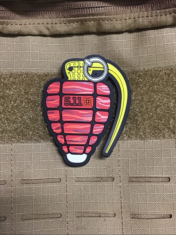 5.11 Tactical Al Pastor Grenade Patch With Hook Backing New 2-1