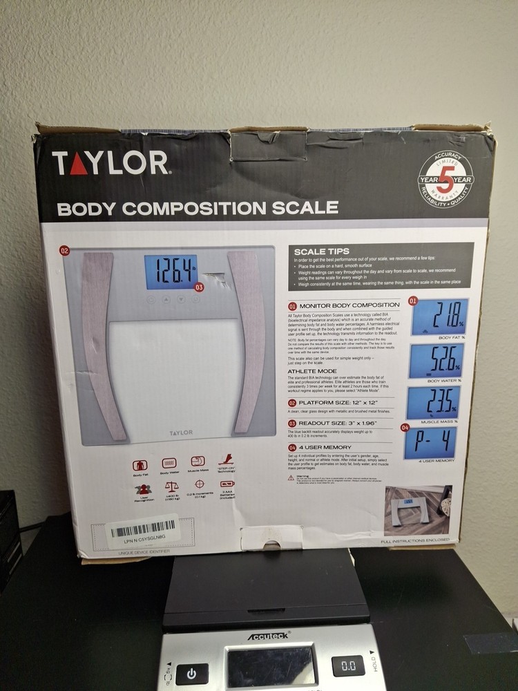 Taylor Body Composition Scale Model#5771F