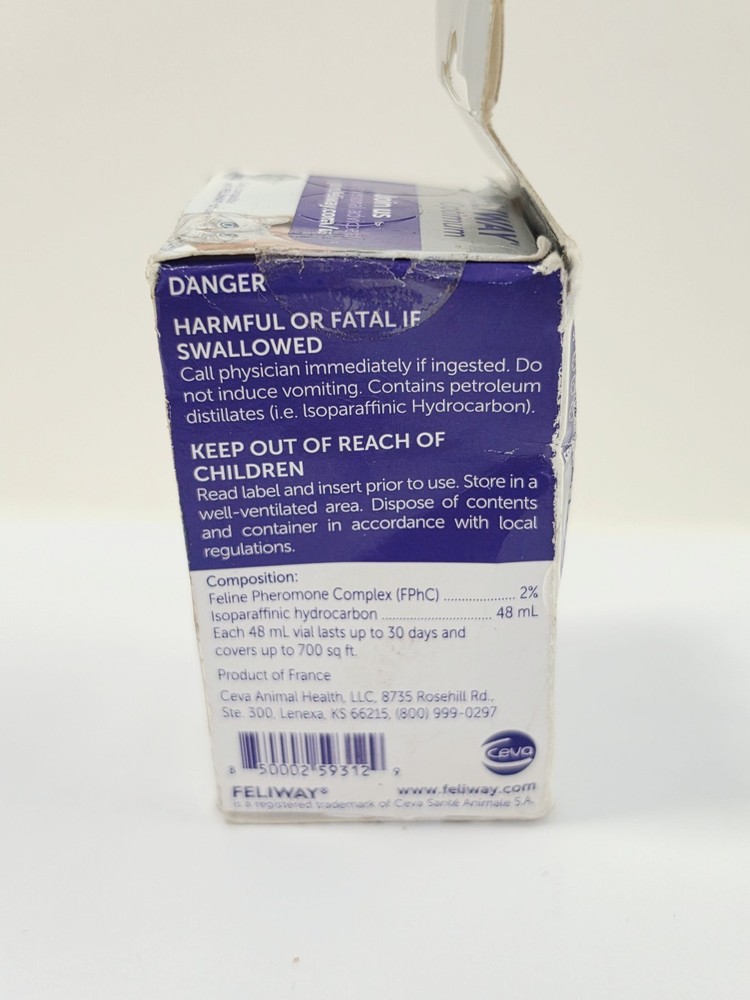 Feliway D92120K Enhanced Calming Pheromone Diffuser Refil - 48ml | 3129