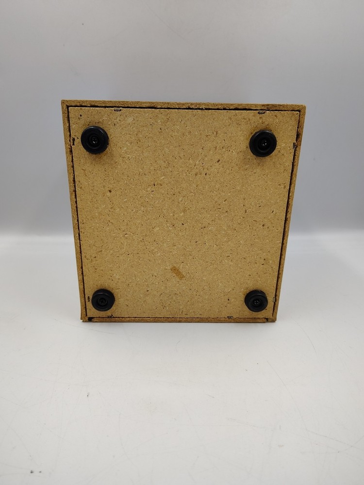 Vintage Computermate Wood-Grain Floppy Disk Organizer