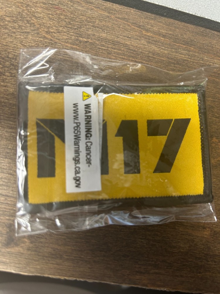 Sig Sauer M17 Woven Fabric Patch w/Hook-Back Adhesion - New in Plastic