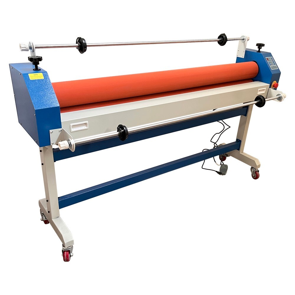 63 inch (1600mm) Electric Manual Cold Laminating Machine With Film Release 110V