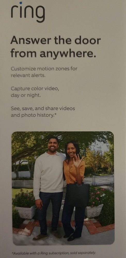 Ring Battery Video Doorbell Video Security Camera