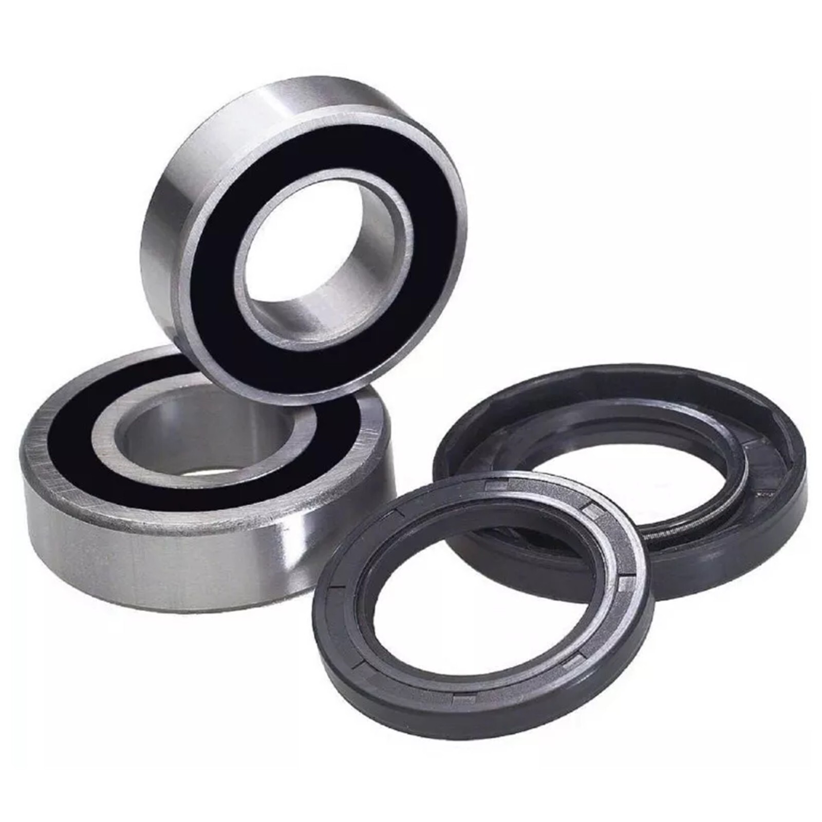 Both Front Wheel Bearing Seal Kits for Suzuki LT-Z400 LTZ400 Z400 LTZ400Z