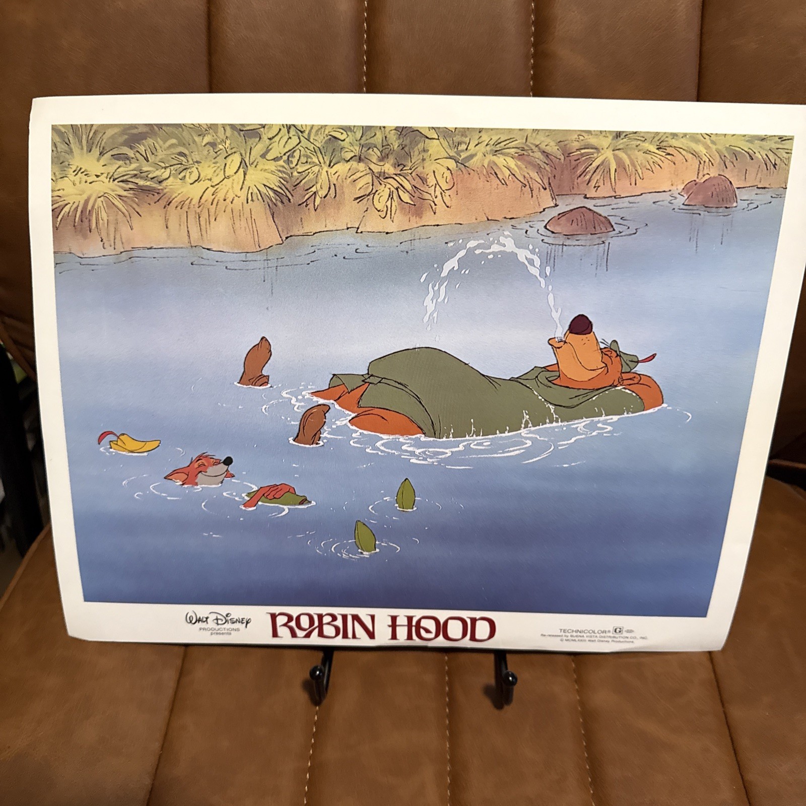 ROBIN HOOD Original US Lobby Cardd Walt Disney- 11x14- Set Of Two Cards