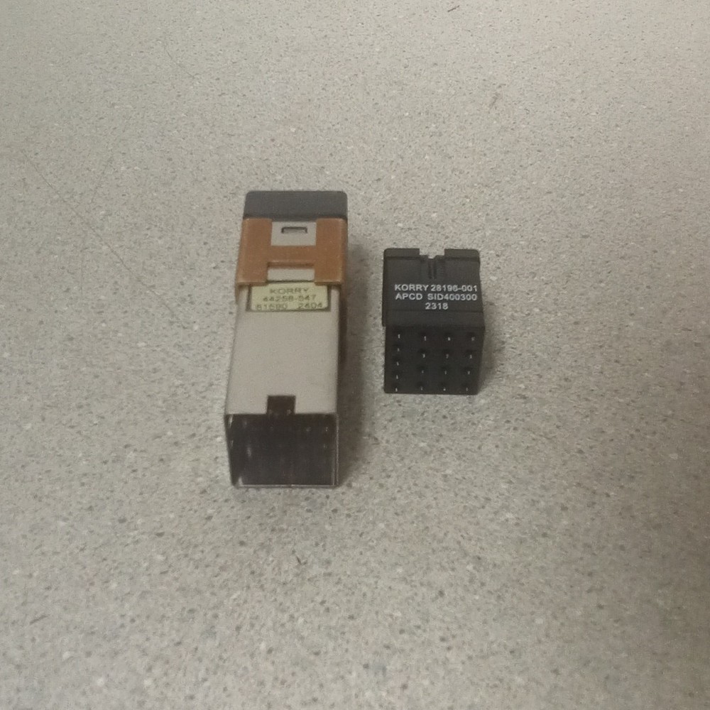 Korry Aviation Push Button Switch 44258-547 + 28196-001