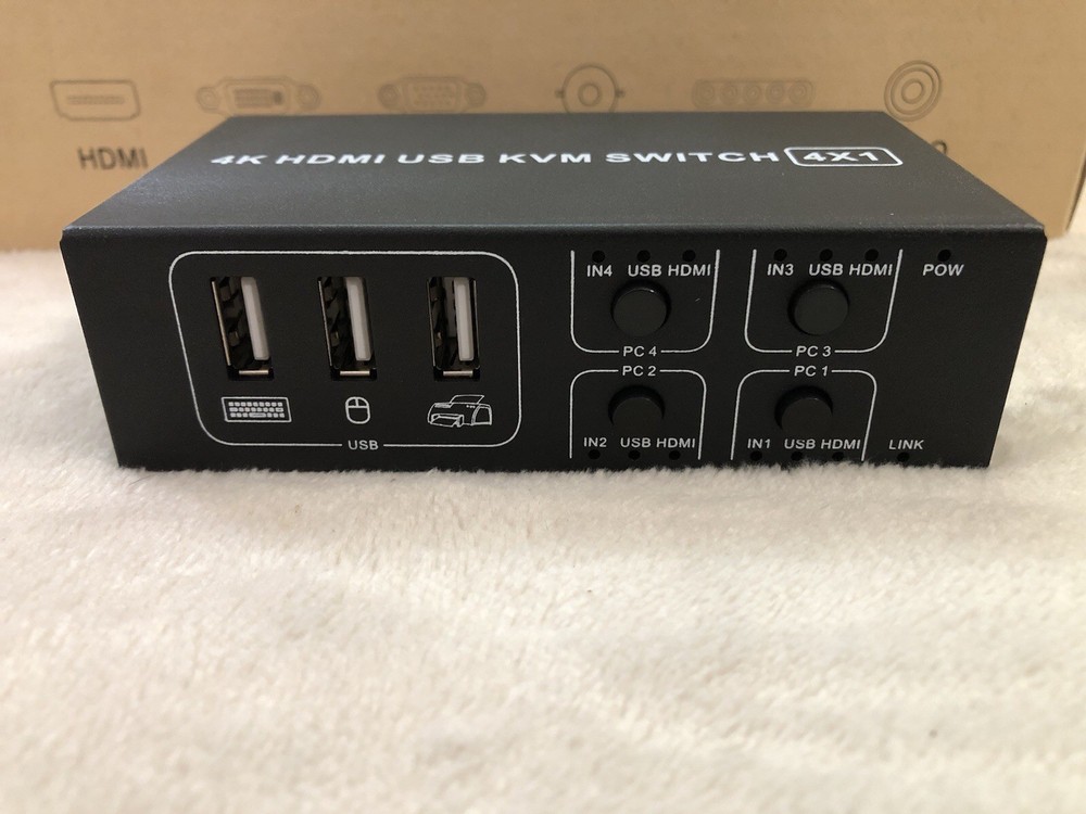 4x1 4K HDMI USB KVM SWITCH