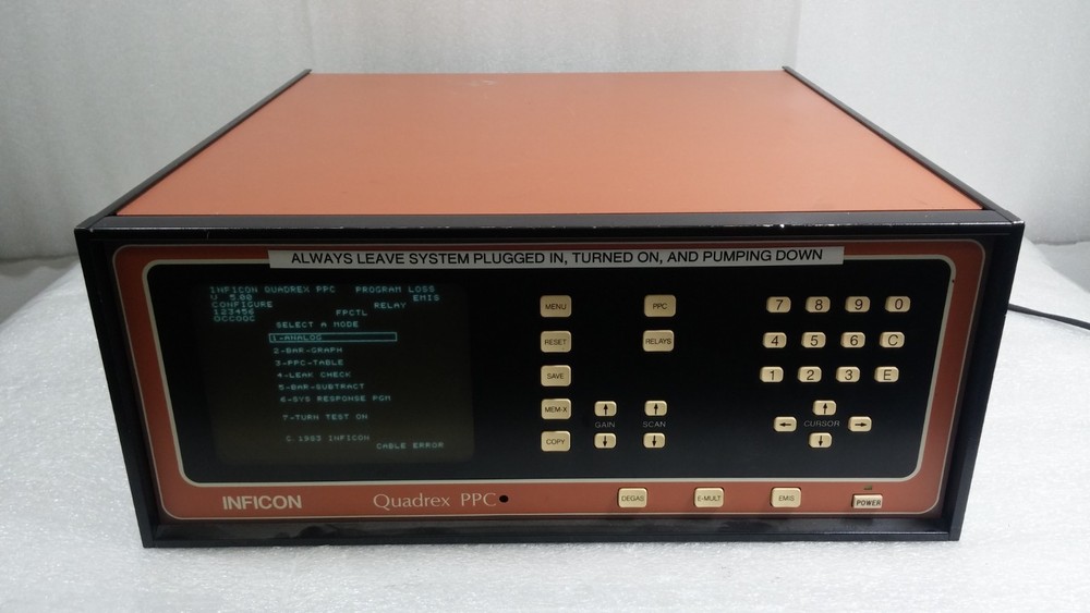 Inficon 017-450-G1 Quadrex PPC Gas Analyzer Controller