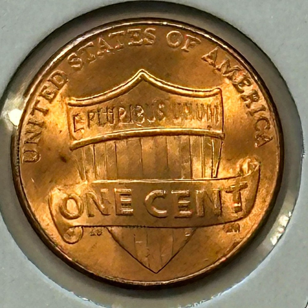 MINT ERROR - 2023-P "EXTRA V" LINCOLN SHIELD CENT (NICE COIN) (RED, HIGH GRADE)