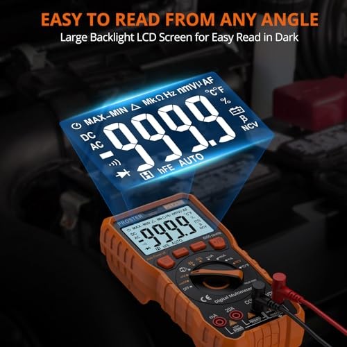 Digital Multimeter 6000 Count - TRMS Voltmeter Multimetro Updated 6000 Count