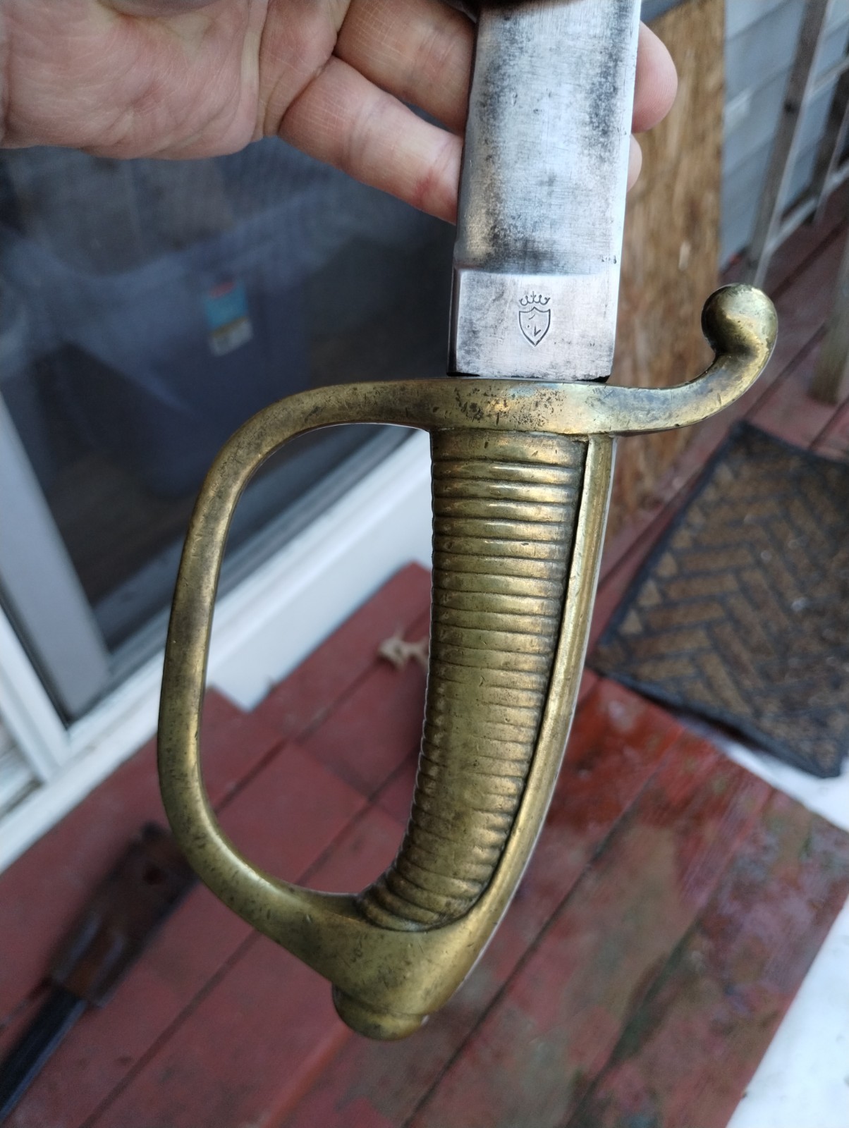 Swiss Army Short Sword / Hanger with sheath 19th cent