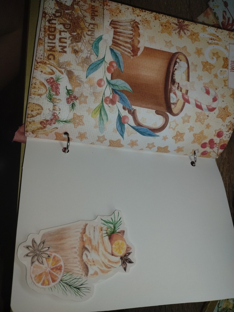 Gingerbread Junk Journal USA Seller Scrapbook