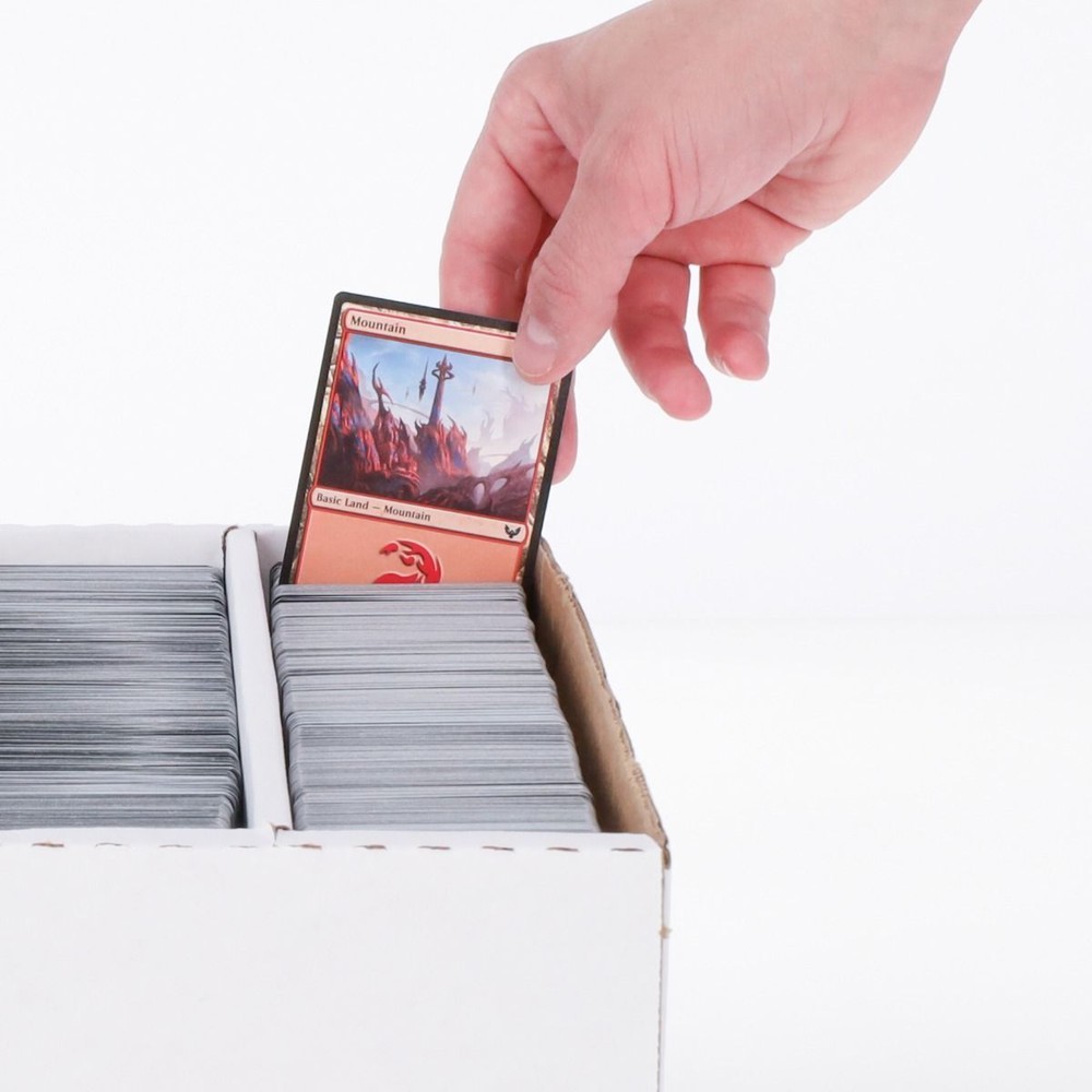 2 BCW 3200 Count Card Storage Boxes with Full Lid