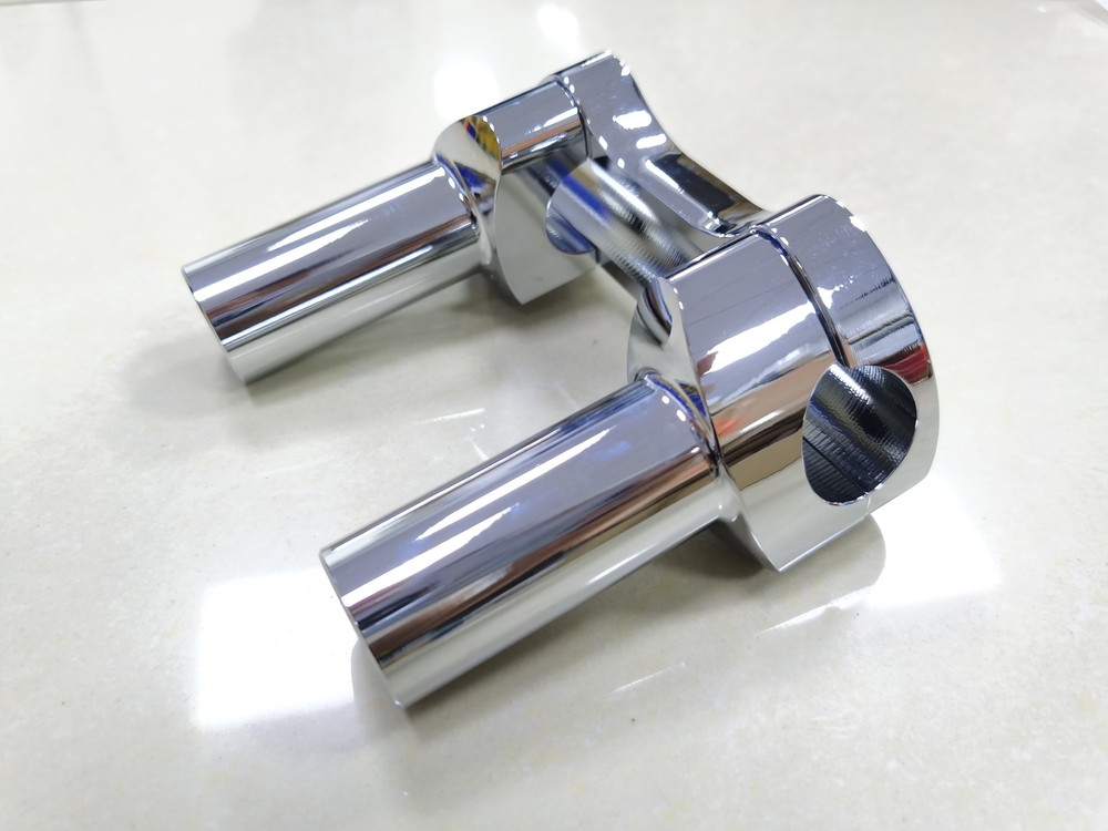3.5" Chrome Handlebar Riser Top Clamp For Harley Softail FXSTC Fat Boy Dyna FXD