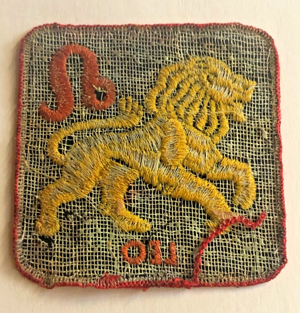 Vintage Leo Astrology Patch