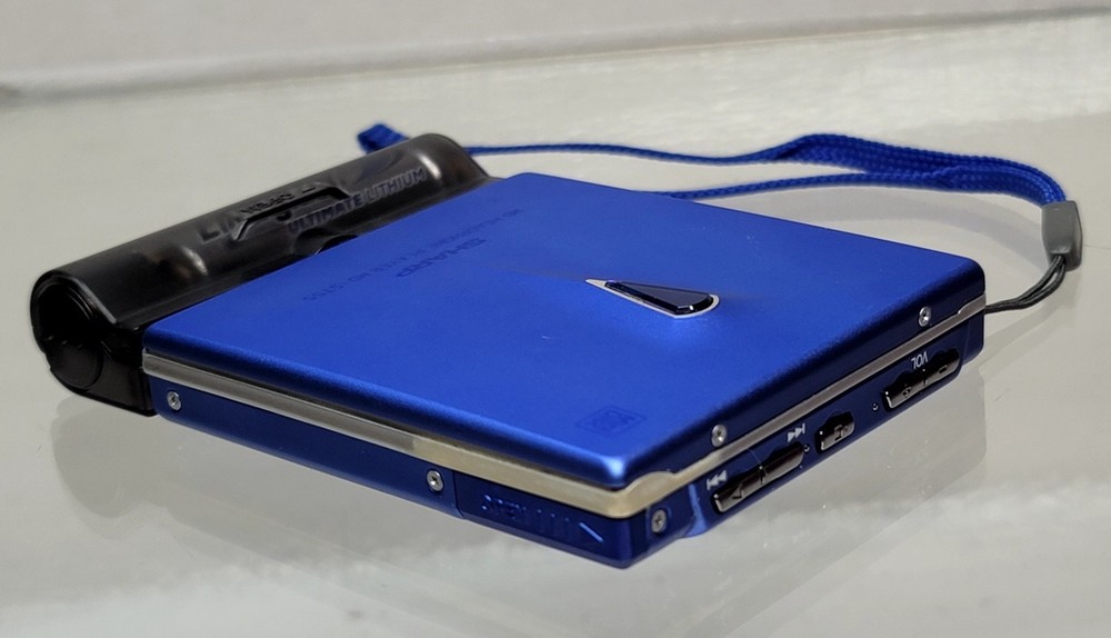 Sharp MD-ST55 Portable MD Player Playback minidisc Walkman