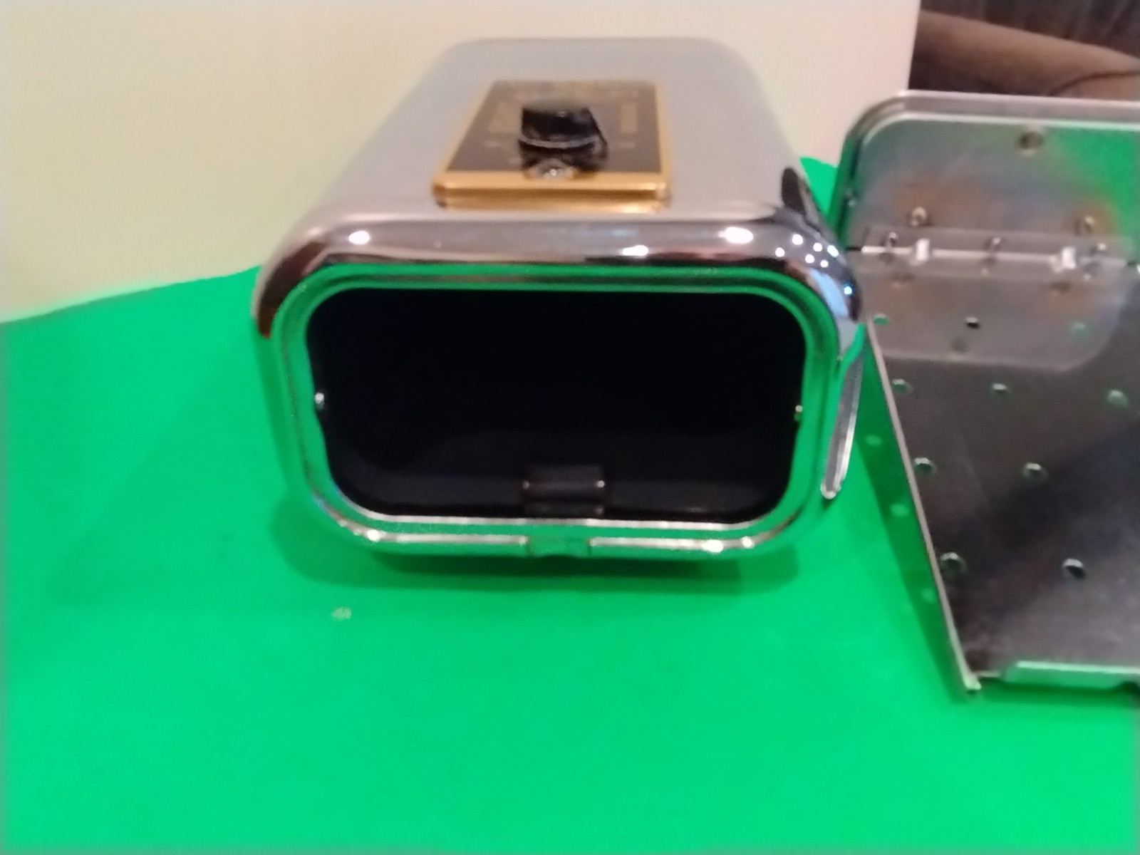 Vntg '50s Knapp Monarch Redi Baker Chrome Counter Top Oven. WORKS, LN, w/ Box