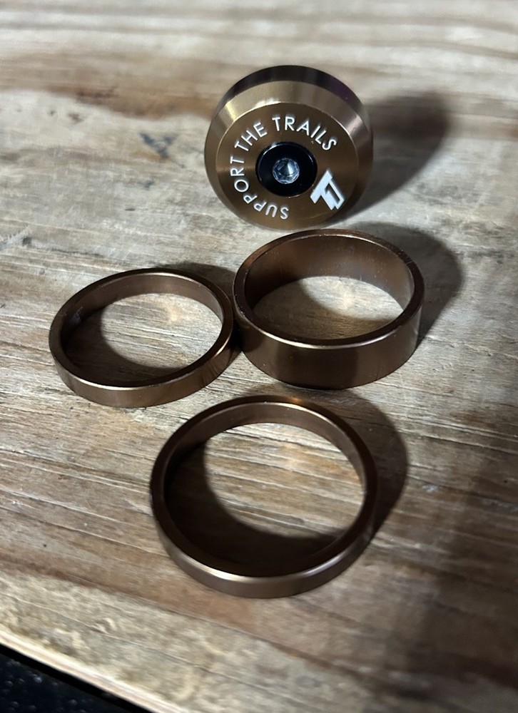 Trail One Components Top Cap & Spacer Kit - Bronze
