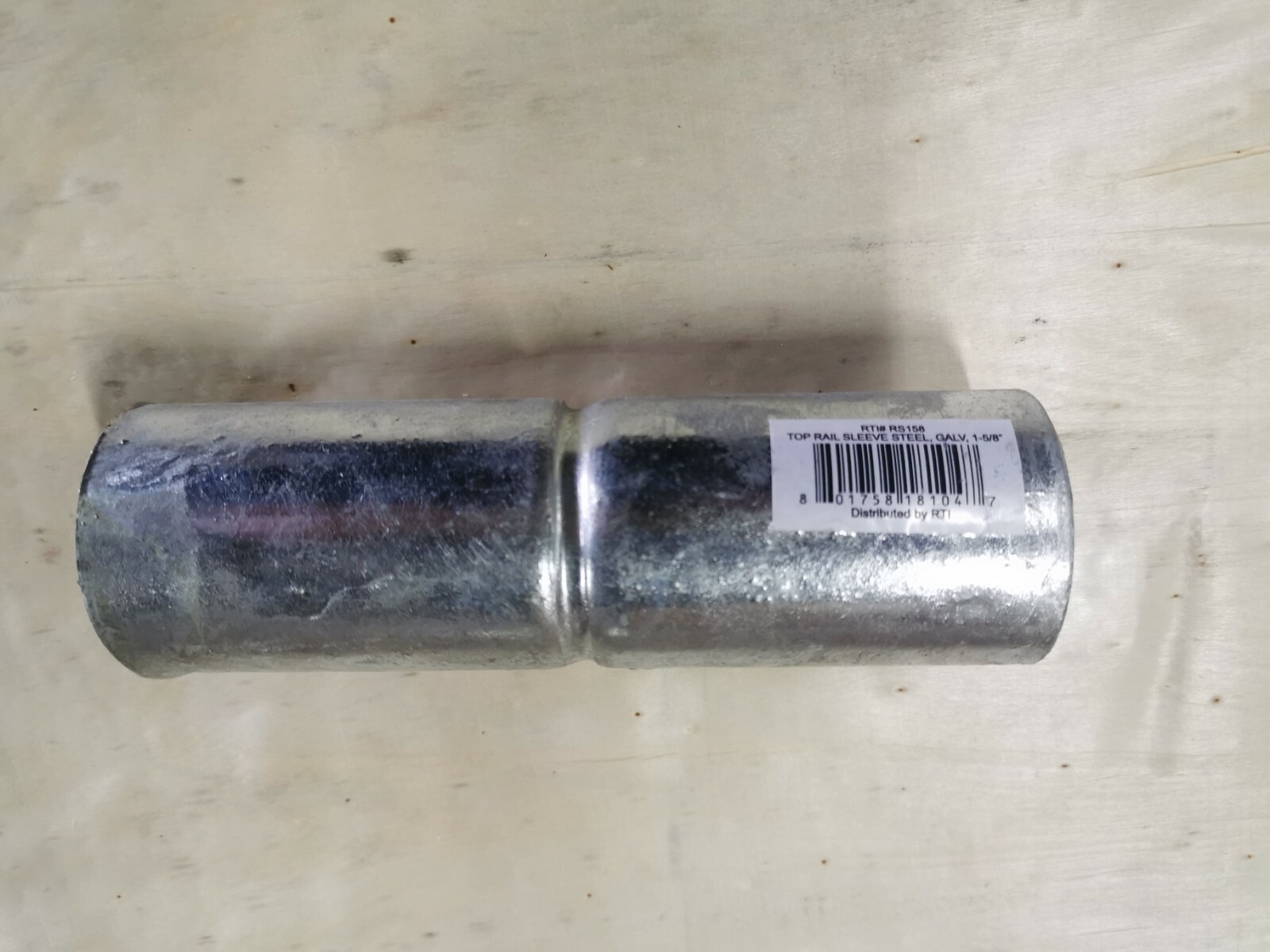 TOP Rail Sleeve 1-5/8" X 6" Chain Link Fence Hardware Pipe