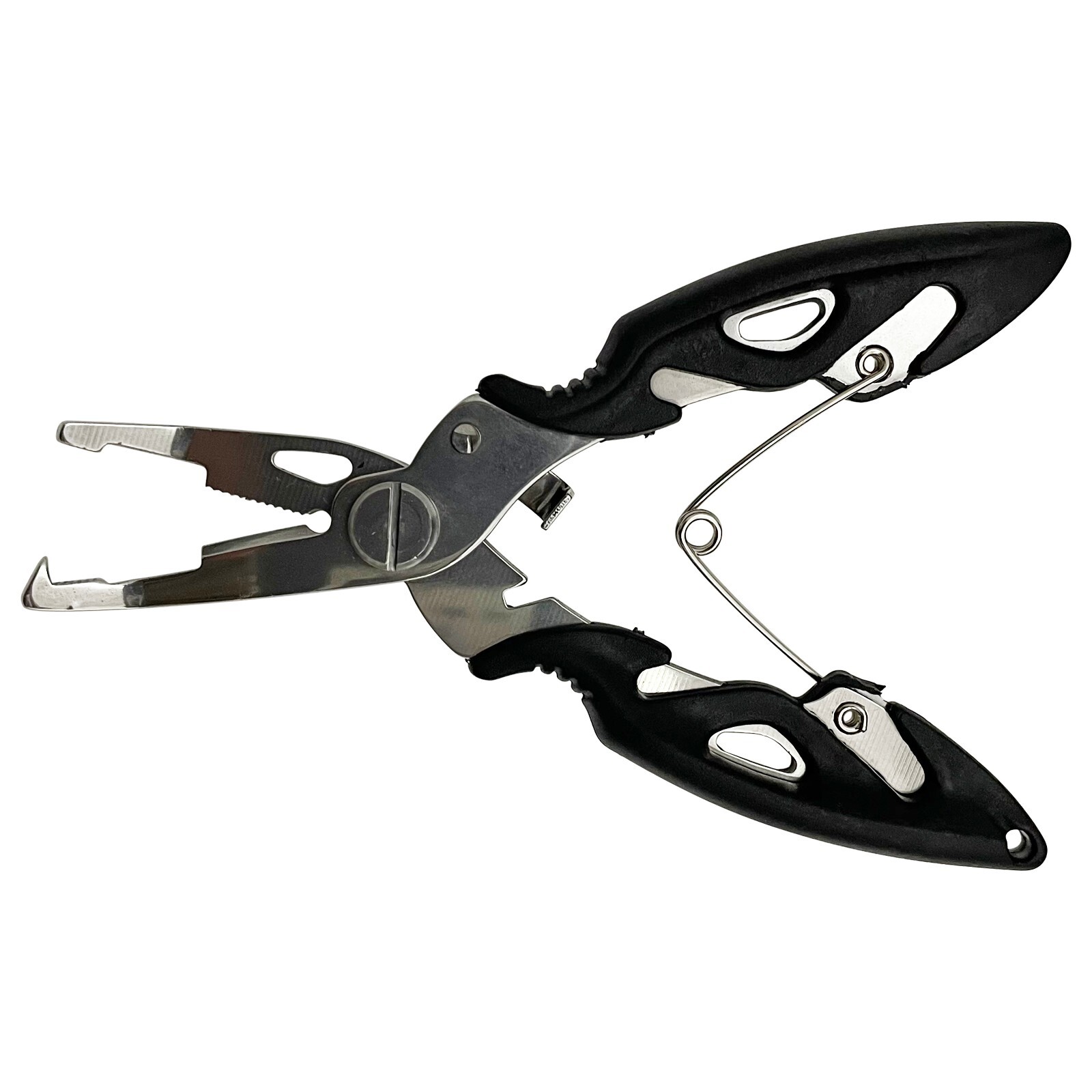 Fishing Pliers Scissors Line Cutter Split Ring Hook Remover Tool Multifunction