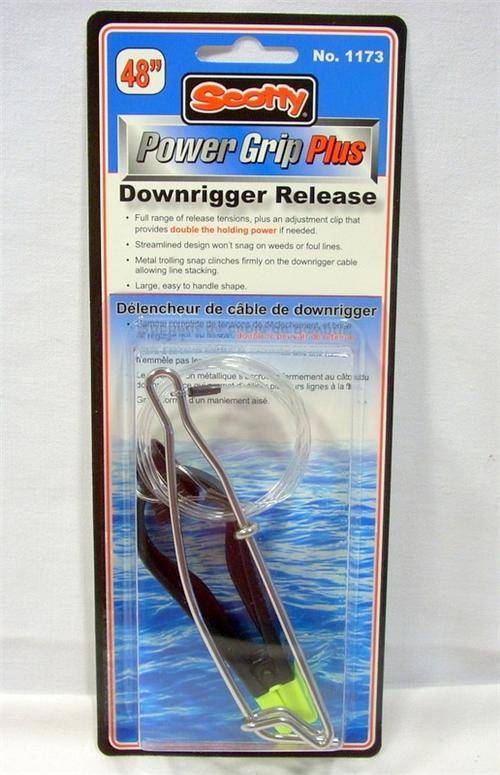 Scotty Power Grip Plus Stacker Downrigger Release 1173 48" Leader Trolling Snap