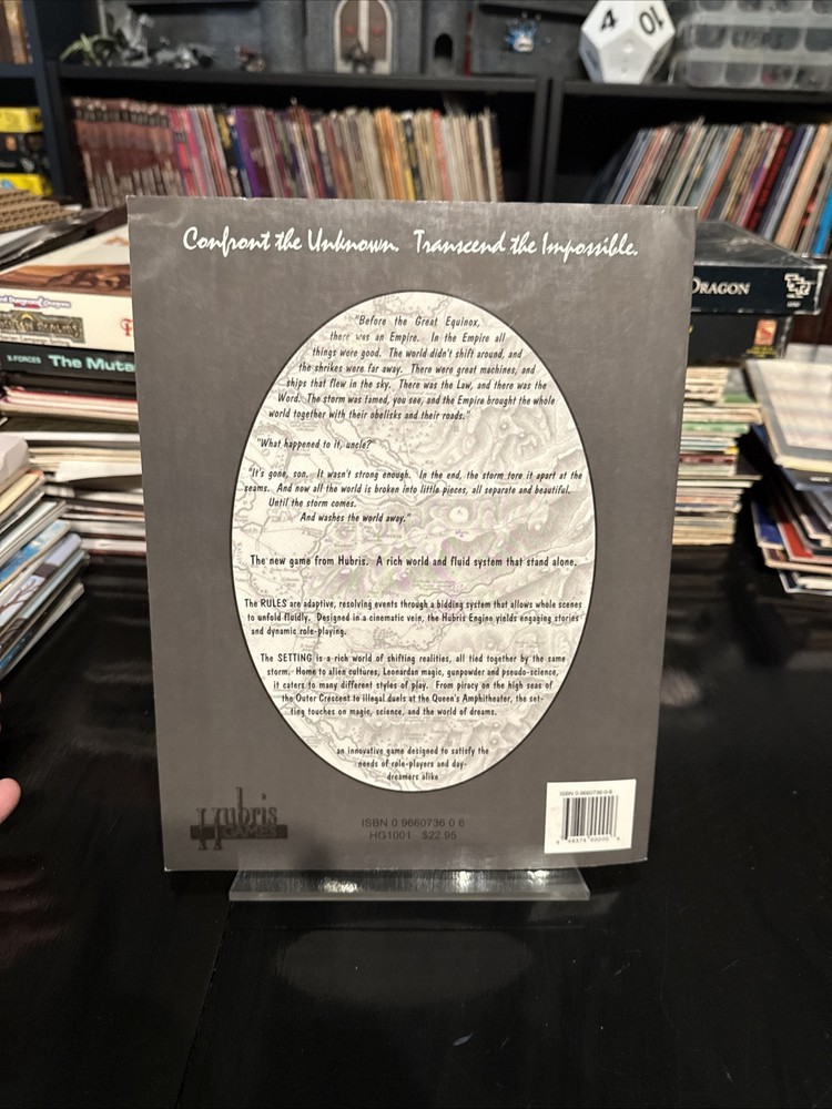 Hubris Games - MAELSTROM STORYTELLING RPG Sourcebook