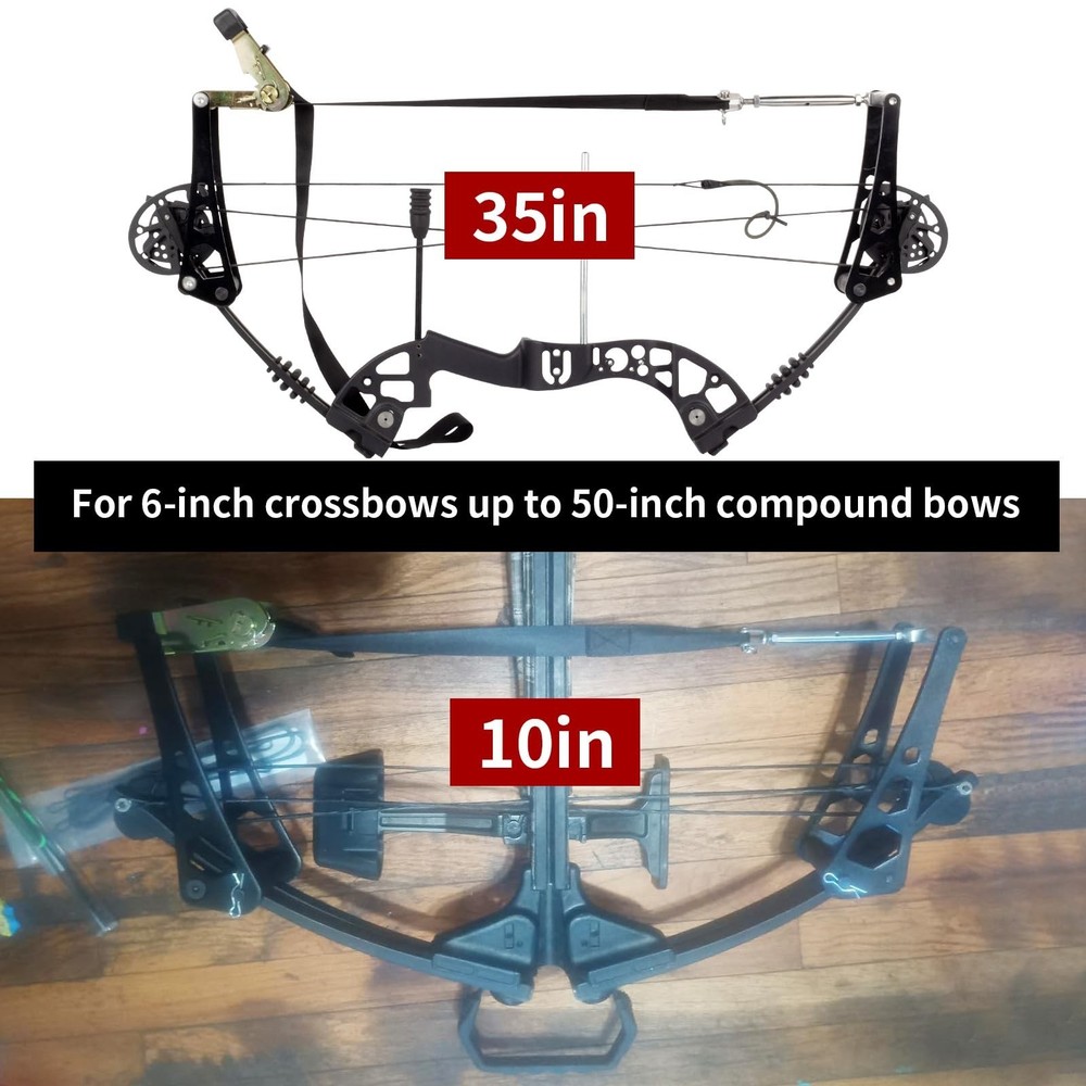 Archery Compound Bow Press, Alumium Alloy Portable Hand Held Replace Bowstrin...