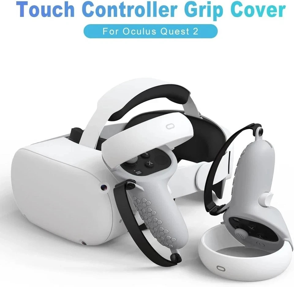 Controller Grip for Oculus Meta Quest 2 Accessories Grips Cover for VR Touch ...